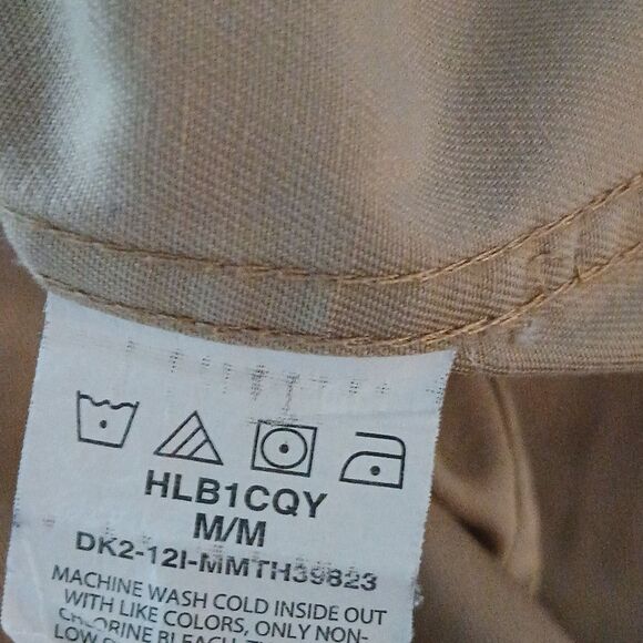 Wrangler tan button down long sleeve casual  work shirt Sz M - Picture 6 of 6